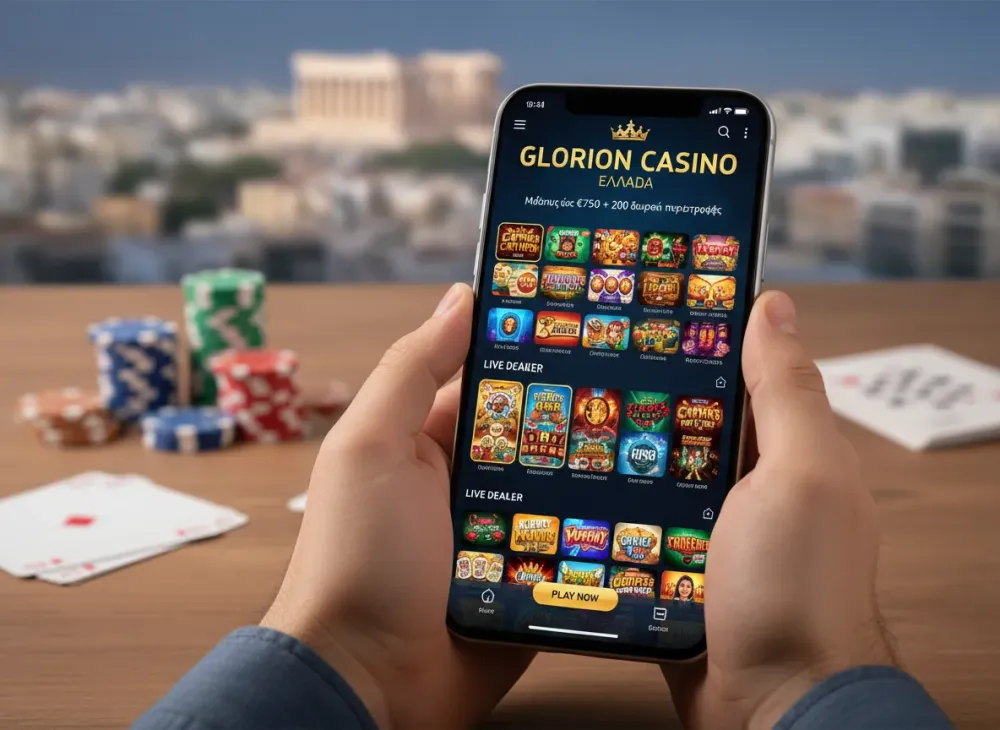 Glorion Casino Ελλάδα – Μπόνους έως €750 + 200 δωρεάν περιστροφές