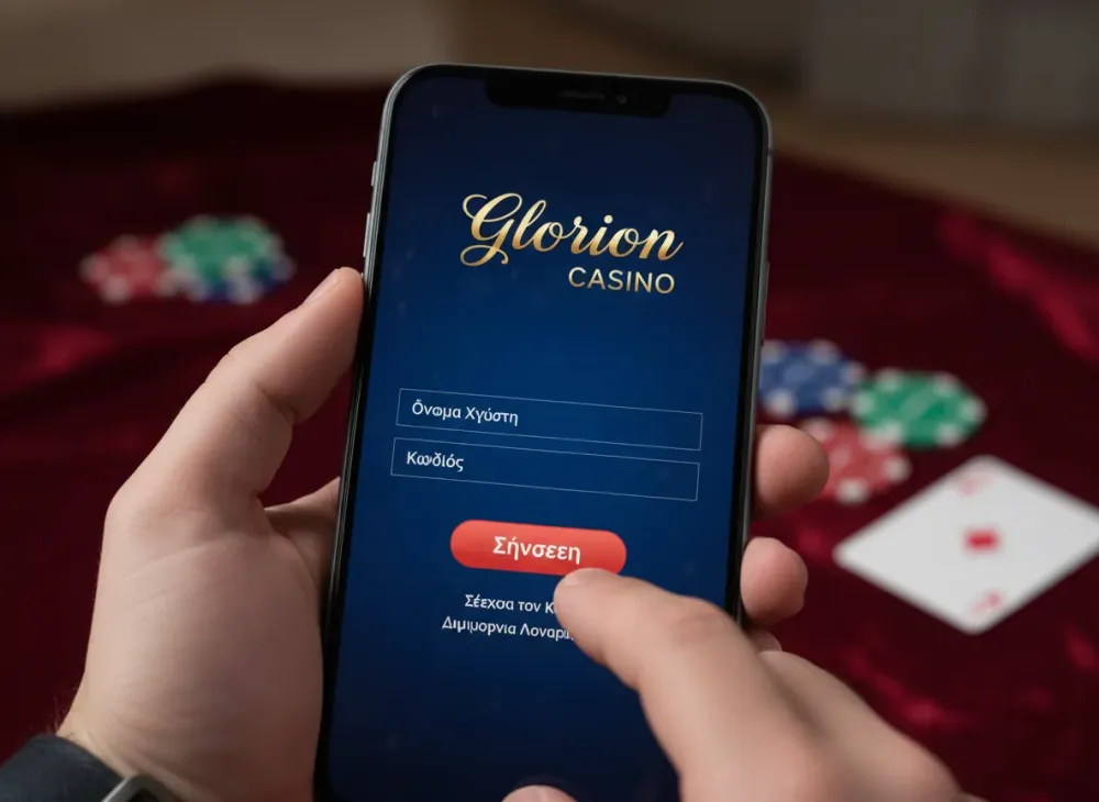 Glorion Casino login – πρόσβαση και επαναφορά κωδικού