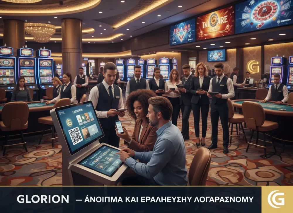Glorion register – άνοιγμα και επαλήθευση λογαριασμού
